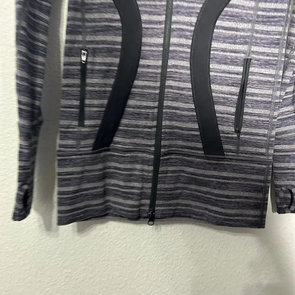 Lululemon Athletica Stride Jacket Black Stripes Galore Sz 2 XS Athleisure Casual - Image 10