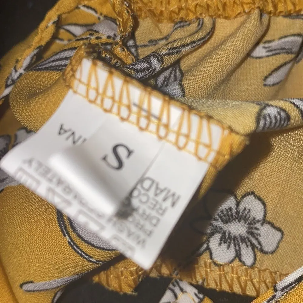 ✨HP✨Floral Print Tie Front Crop Cami Top✨ - Image 6