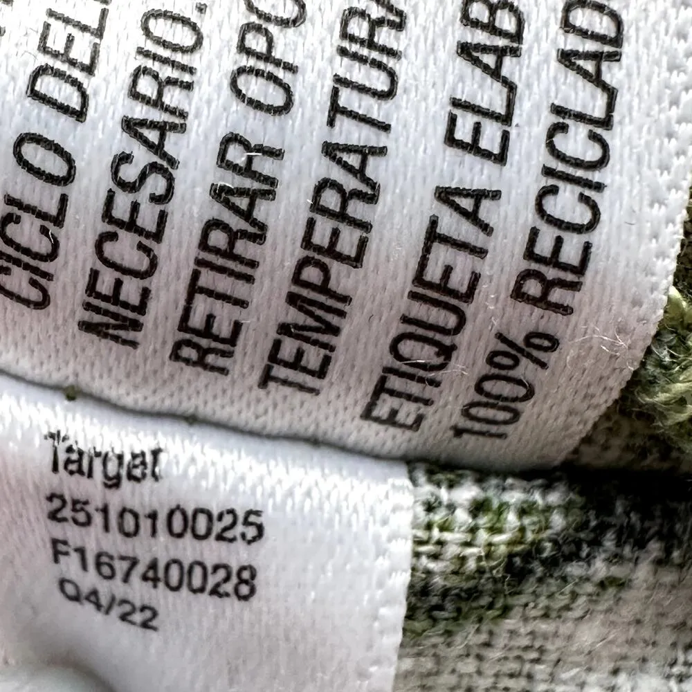 Agua Bendita X Target Wide Leg Pants Peony Floral Tie Waist Linen Green Pink XXL - Image 6