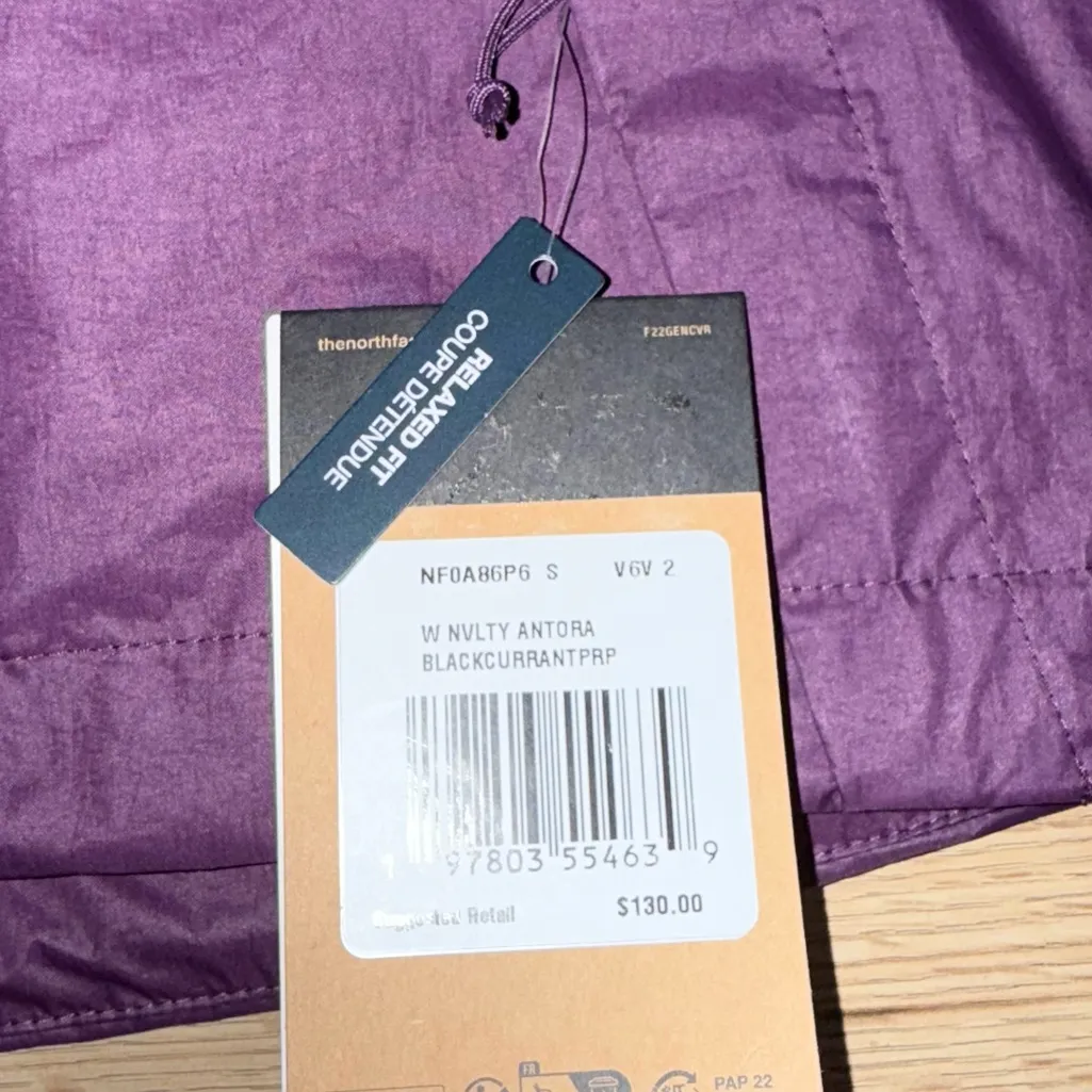 NWT The North Face Antora Jacket Women's Small Purple
Windbreaker Rain Coat - Image 3