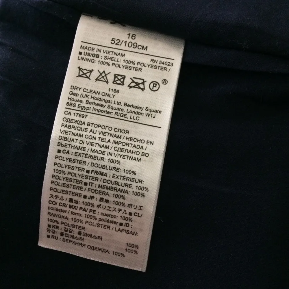 Banana Republic Navy Sheer Swiss Dot Dress - Image 10