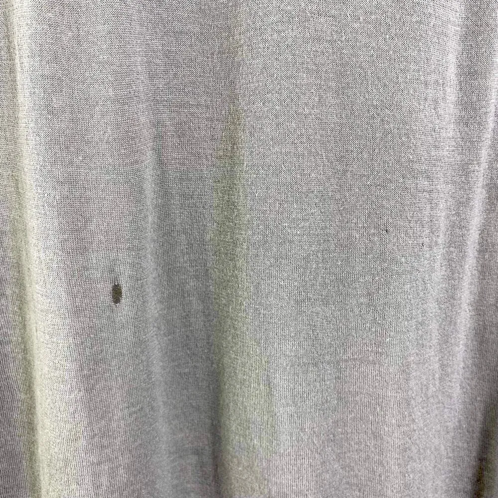 THEORY Gray Wool Silk Long Sleeve Boatneck Knit Mini Dress - Image 6