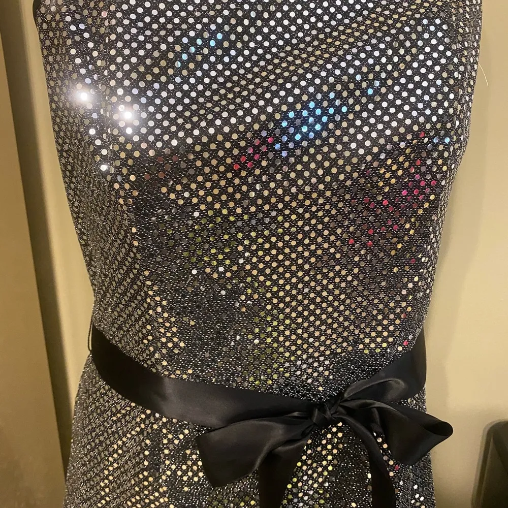 🛍JESSICA MCCLINTOCK SEQUIN GLITTERY DRESS SIZE 11 - Image 3