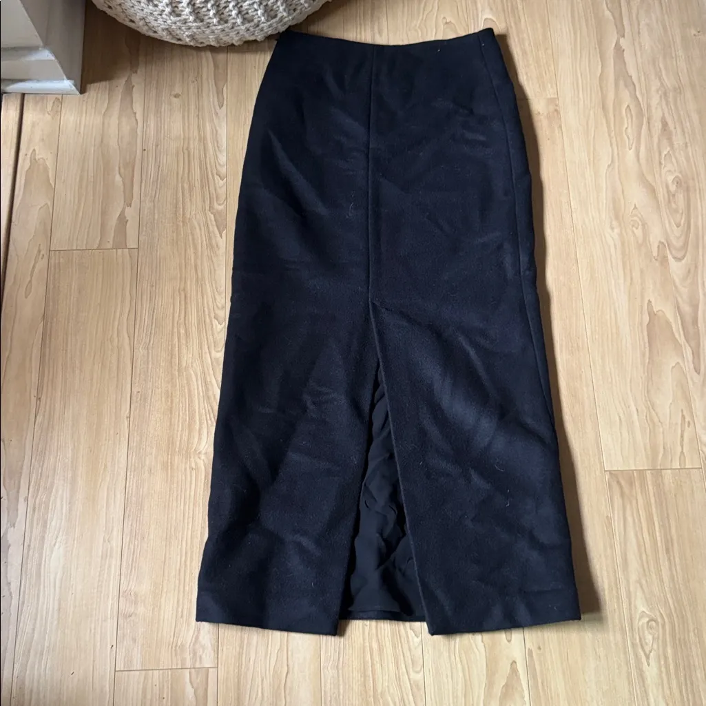 Zara Black Pencil Skirt - Image 3