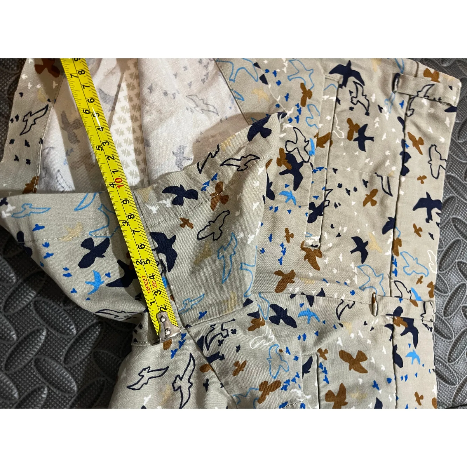 Patagonia Stretch All-Wear‎ Shorts - 4" Wilder: Stone Birds Khaki Shorts Size 8 - Image 6