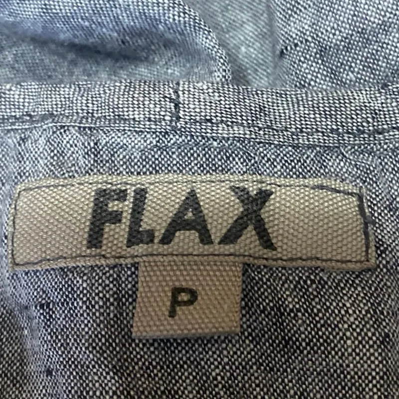 Flax Womens Gray 100% Linen Sleeveless Scoop Neck Cami Camisole Tank Top Size XS - Image 3