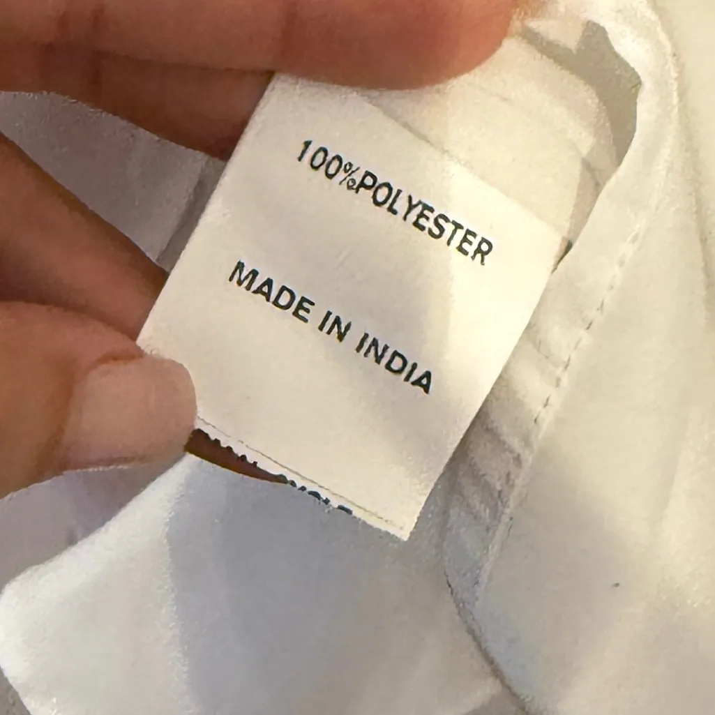 ESHAKTI Women’s Pink Polkadot Penguin Print V-Neck Kimono Sleeve Top Size 2 - Image 5