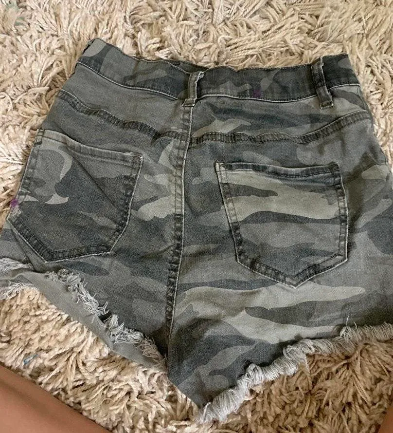 REWASH camp jean shorts  - Image 2