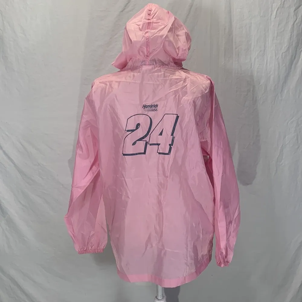 NASCAR Chaser Authentics Pink #24 Jeff Gordon Windbreaker Size XL - Image 11