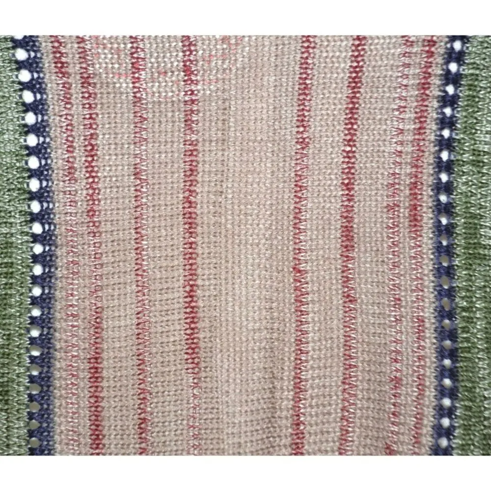 NWT Umgee Open Front Boho Fringe Cardigan Sweater Size M Fringe Long Sleeve Neut - Image 9