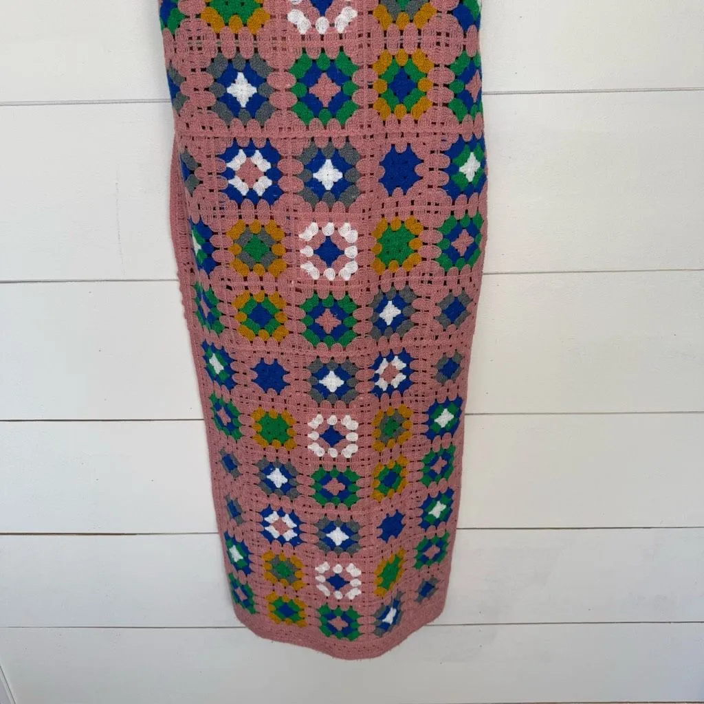 Forever 21 Women’s Medium Granny Square Dress New - Image 2