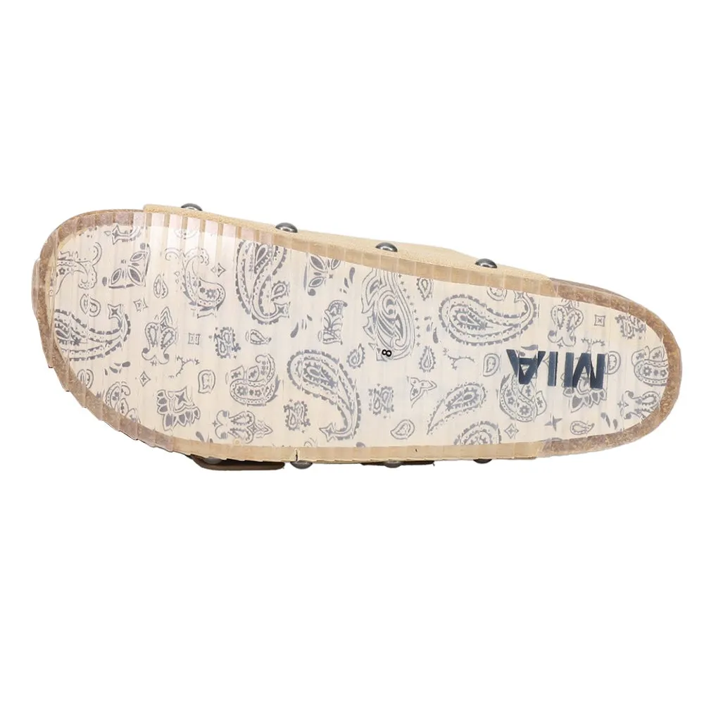 MIA Qianna Double-Buckle Platform Sandals Slides - Image 8