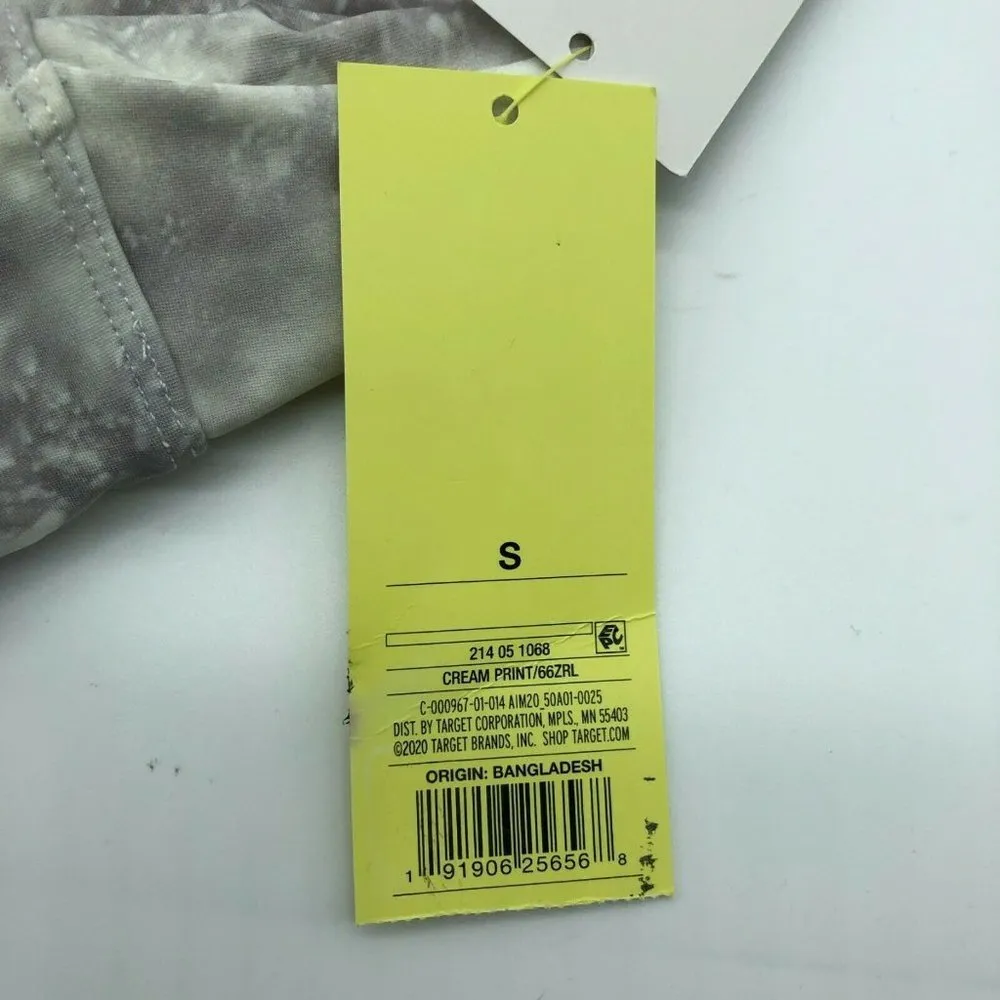 All in Motion Sports Bra Low Support Removable Pads Moisture Wick Marble Gray S - Image 4