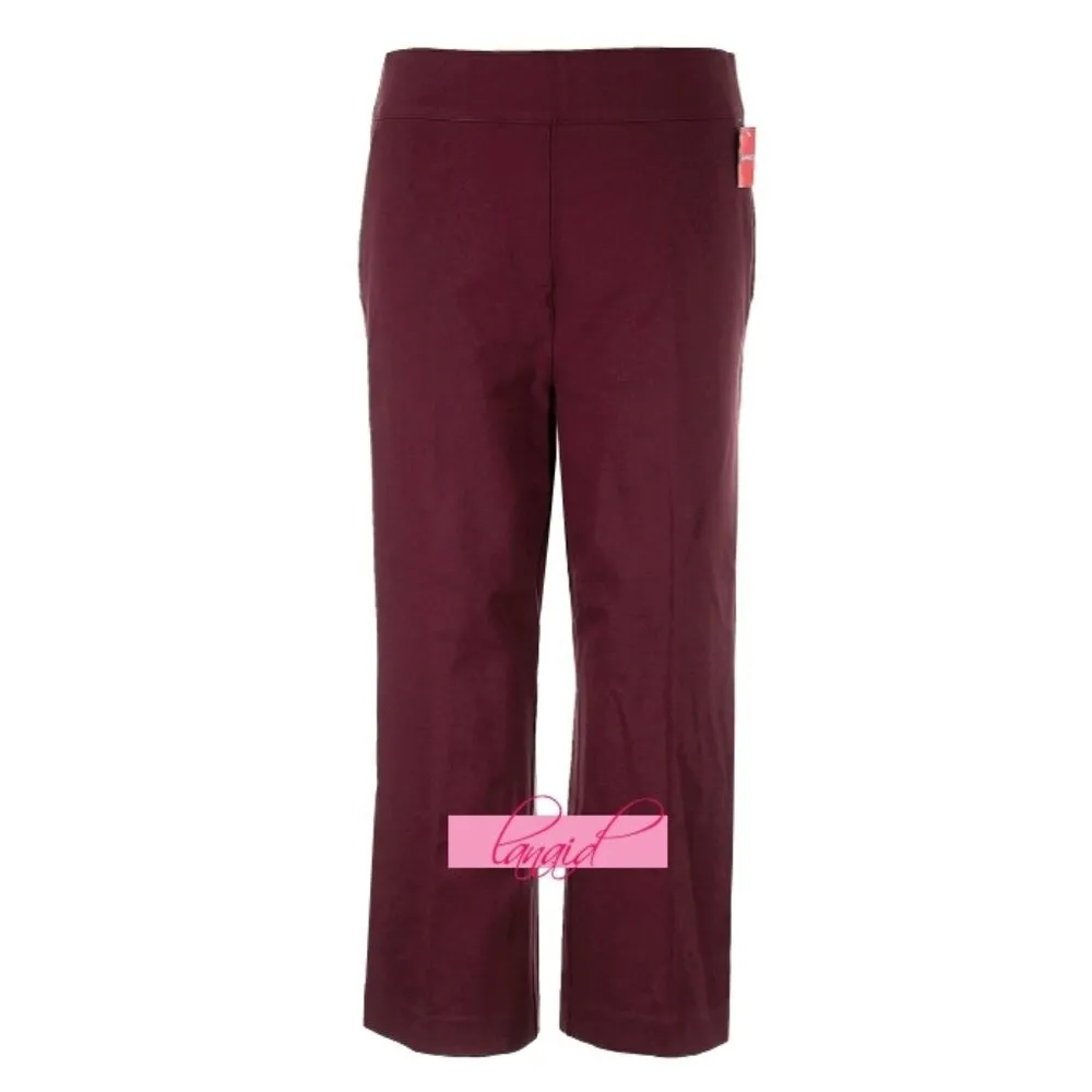 Perfect Pant Kick Flare Chianti Ponte High-Rise Waist Shapewear Slacks 3X - Image 7