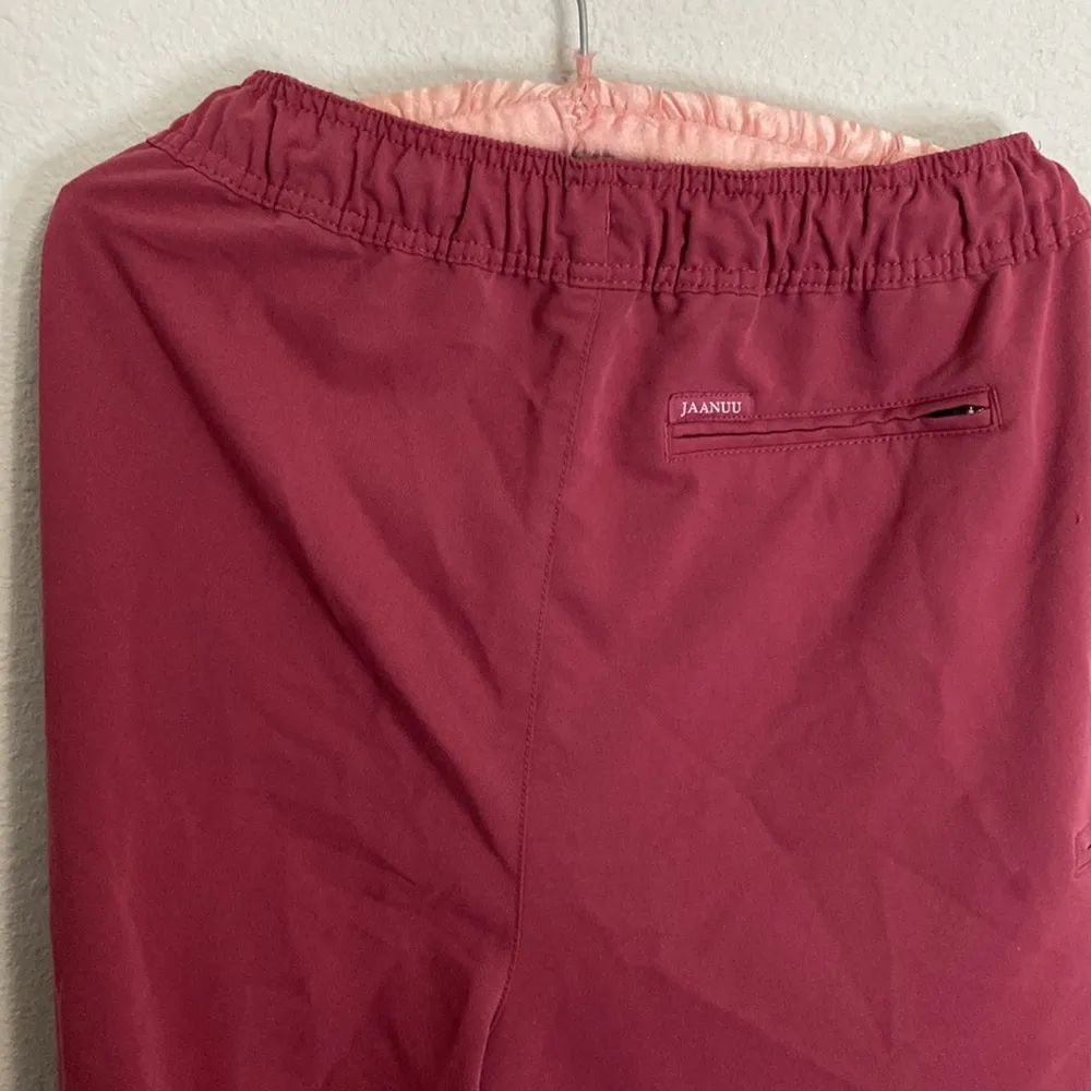Jaanuu mauve pink jogger scrub pants size large - Image 5