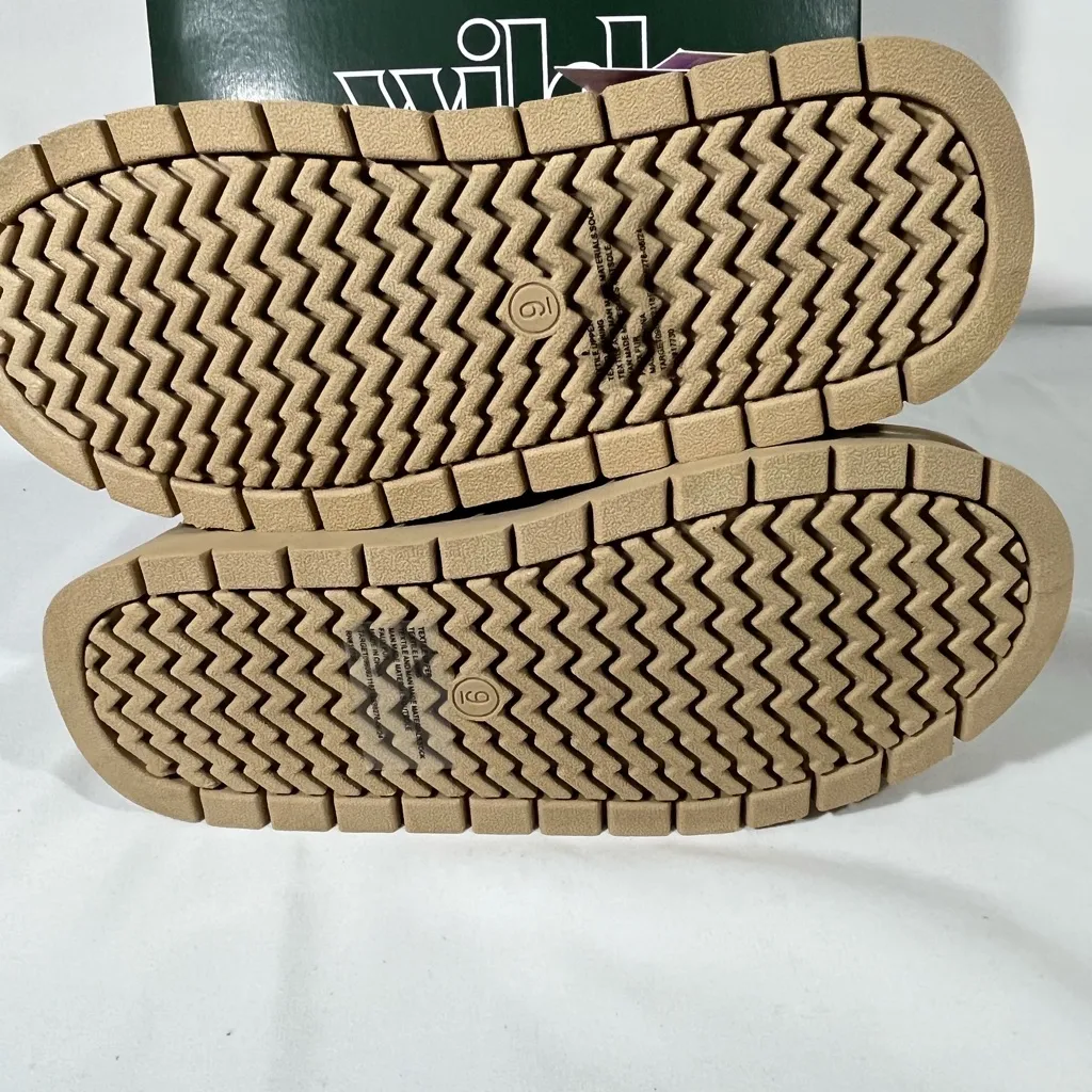 Wild Fable Missy Women's Rhinestone Winter Boots Faux fur lining Tan Sz 9 - Image 11