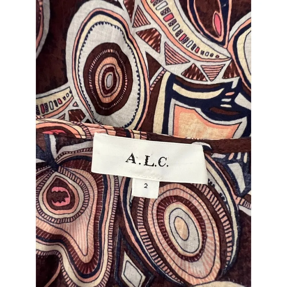 A.L.C. Lucia Dress - Bitter Chocolate MSRP $595 Size 2 - Image 12