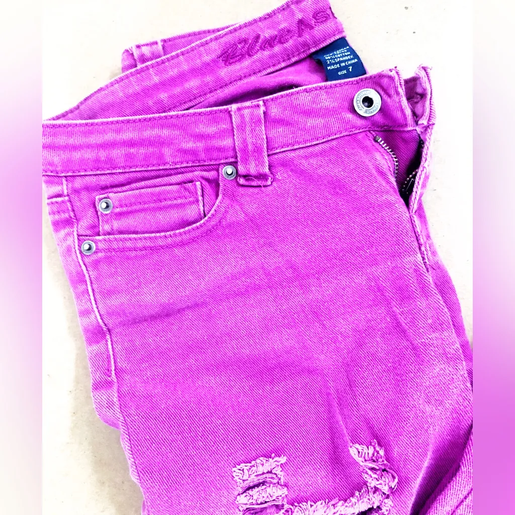 Blue Asphalt Purple Pink Jeans Size undefined - Image 7