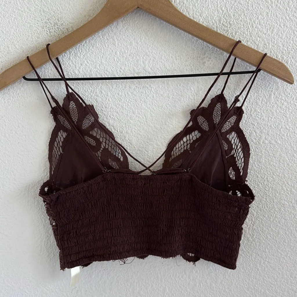 Free People FP One Adella Bralette Brown Neutral Small - Image 2