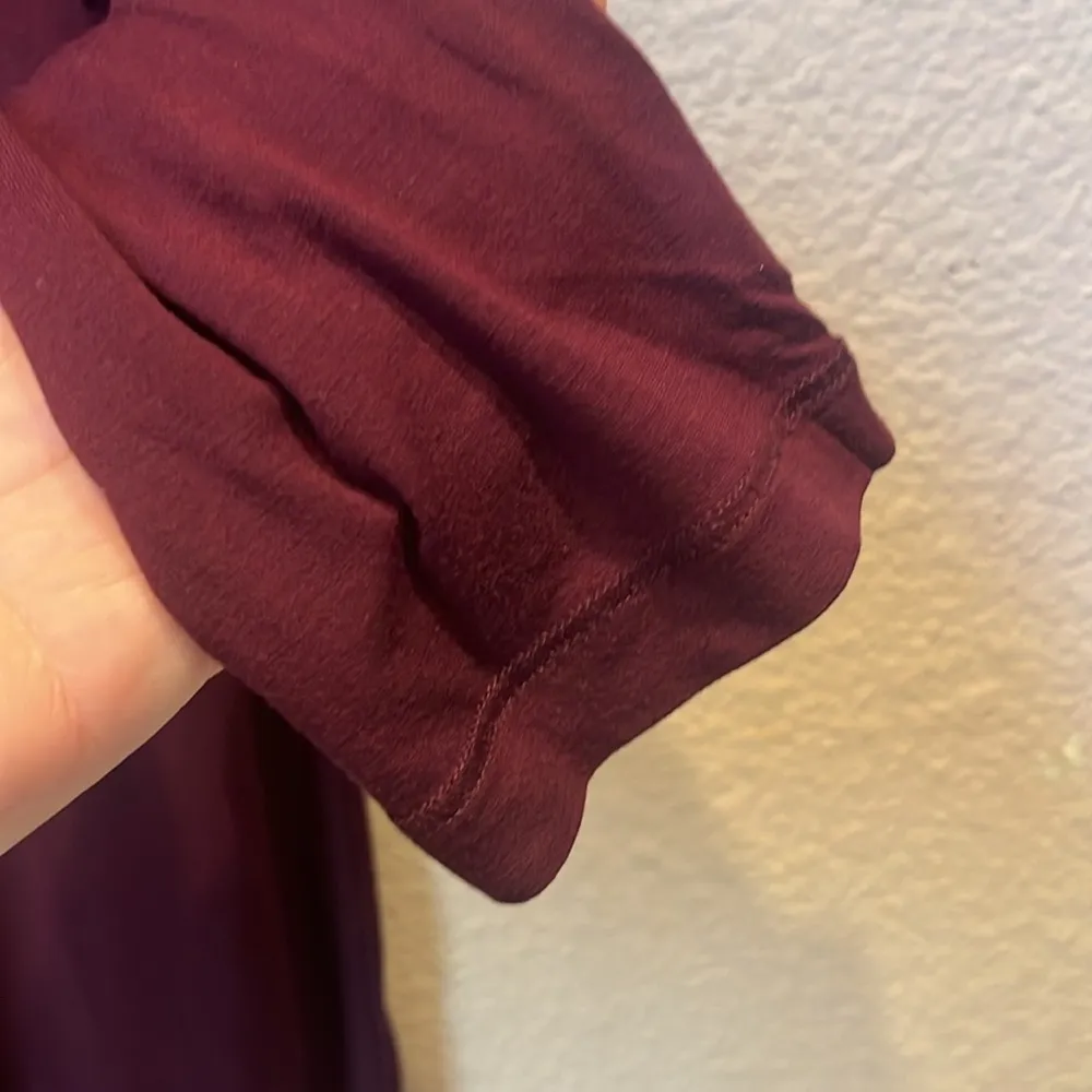 Victoria’s Secret Women’s Long Sleeve Modal T Shirt Hi Low Size Small Purple - Image 5