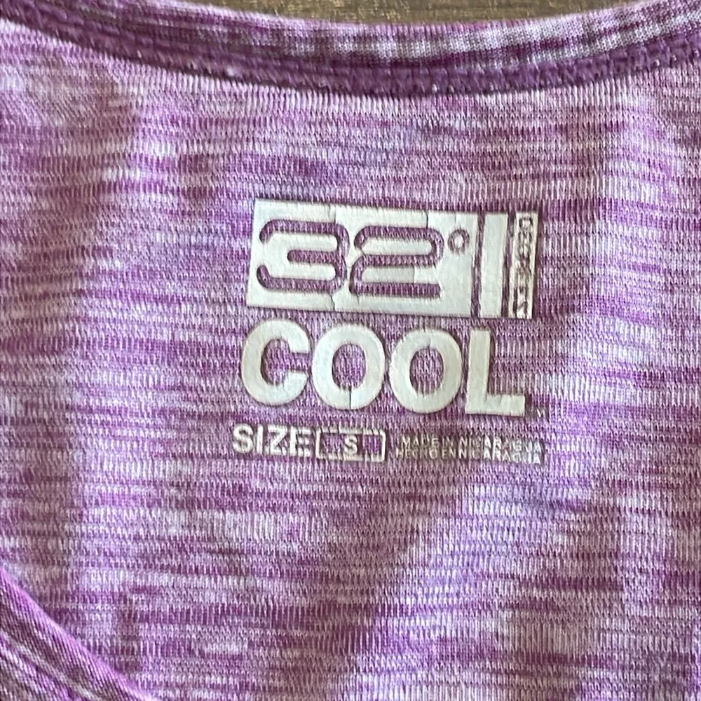 32 Degrees Purple Short Sleeve Scoopneck Tee - Size S - Image 7