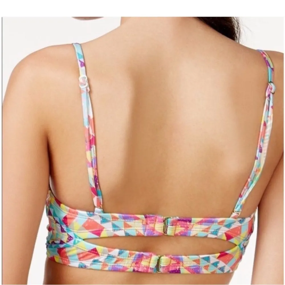 Bar lll geometric print underwire bikini top medium - Image 2