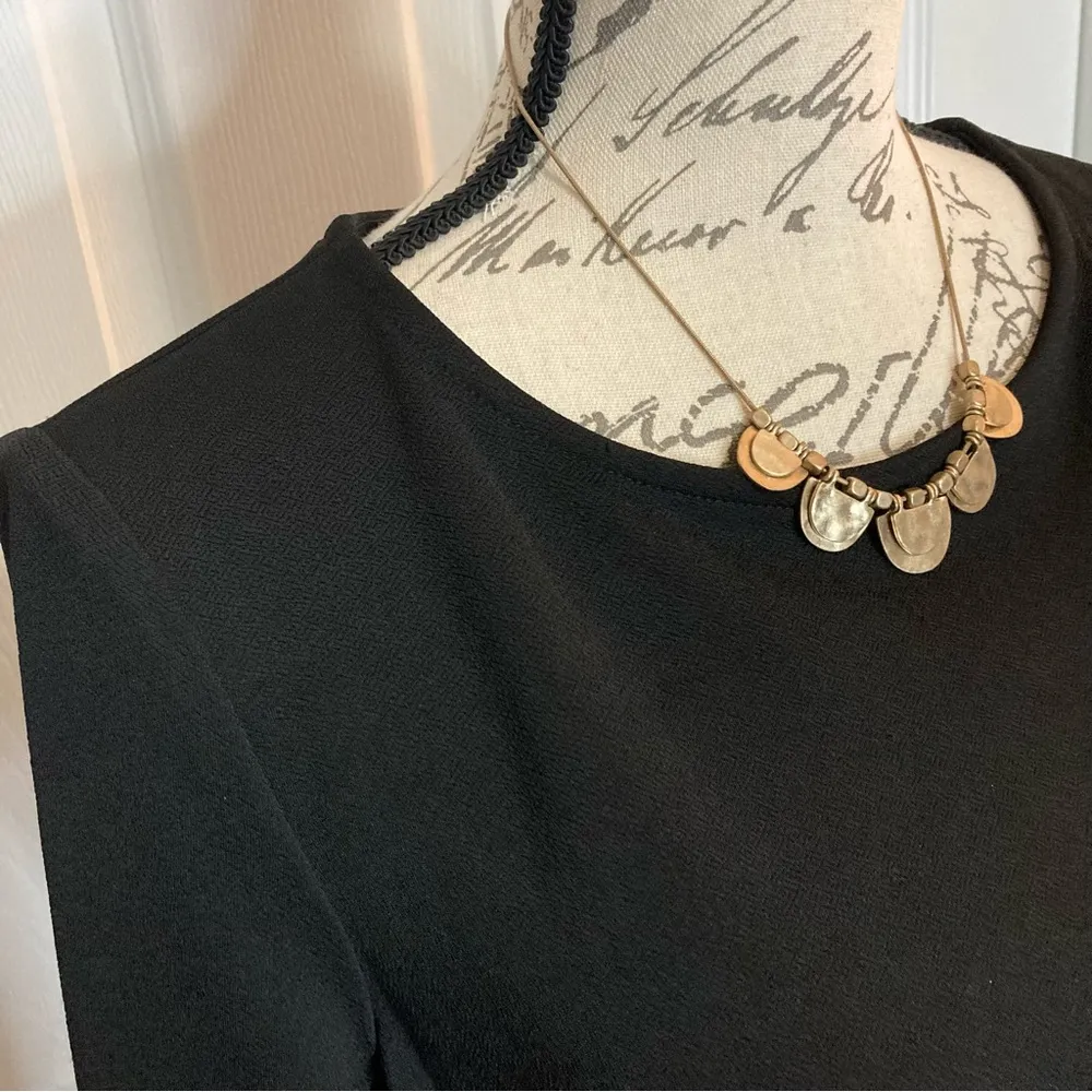 New York & Company Tea Length Dress - Image 2