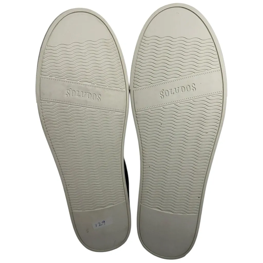 Soludos NWT Women’s Size 11 Marine Blue Leather The Ibiza Classic Sneakers - Image 11