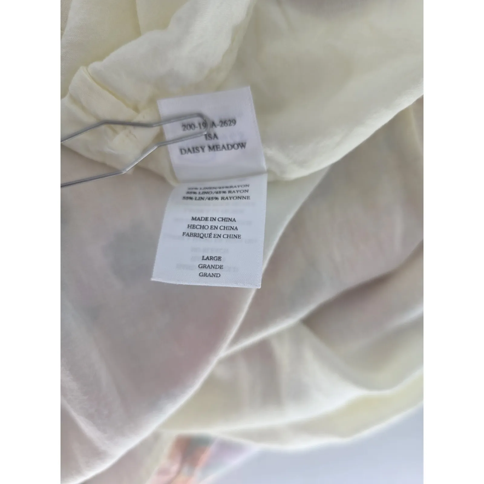 Rails Dress Daisy‎ Meadow Yellow Orange Size Large Linen Rayon Blend - Image 6