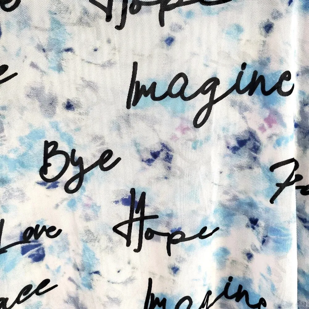 Love J Graphic Sheer Cover Up Tee 2X - Image 4