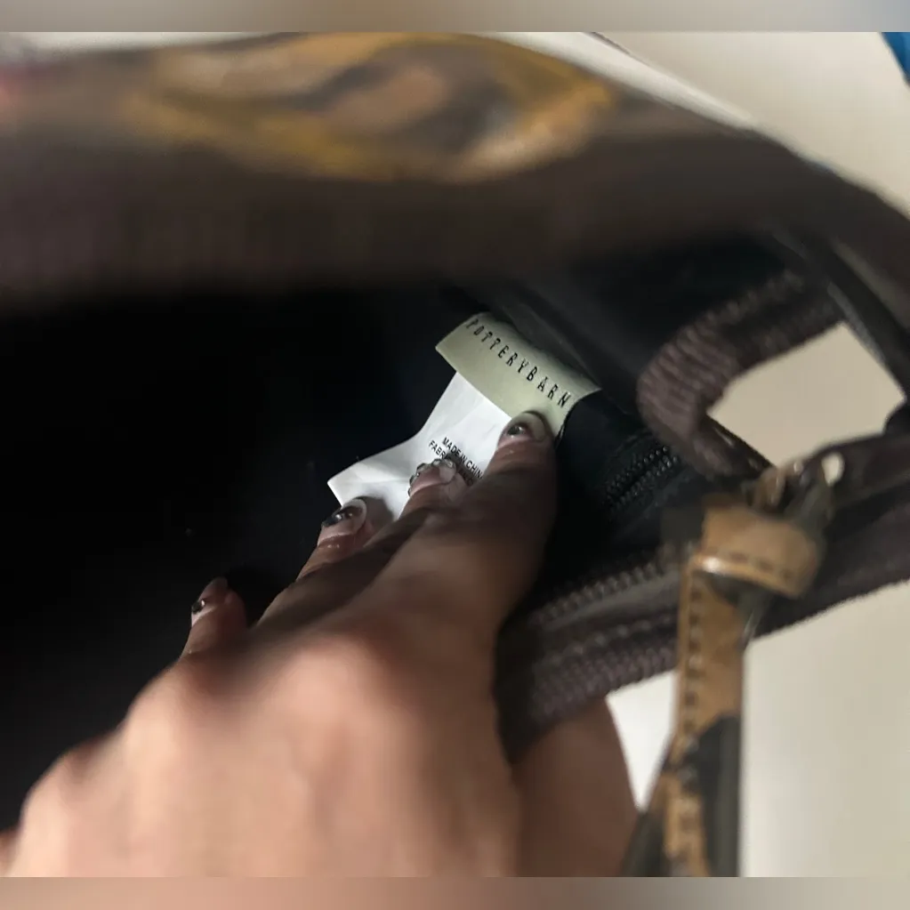 Pottery Barn  Leopard Makeup Cosmetic Bag - Image 5