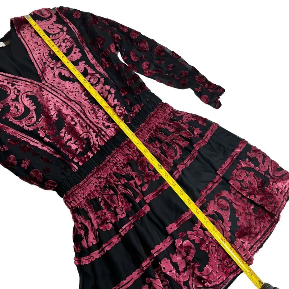 Ramy Brook Clarice Velvet Burnout Mini Dress - Image 12