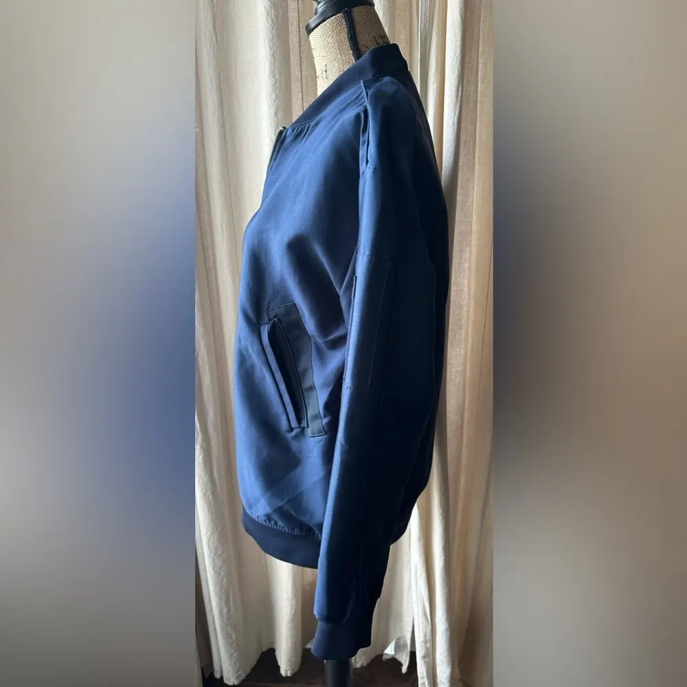 JUST FEMALE THEORY BOMBER NAVY Blue Size M - Image 4