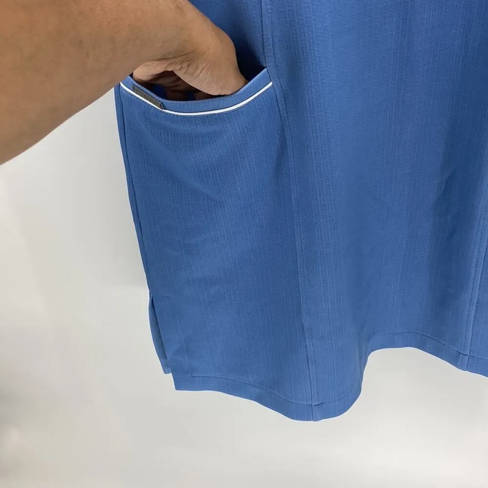 CHASE 54 golf sleeveless pockets dress summer casual airy light blue activewear - Image 5