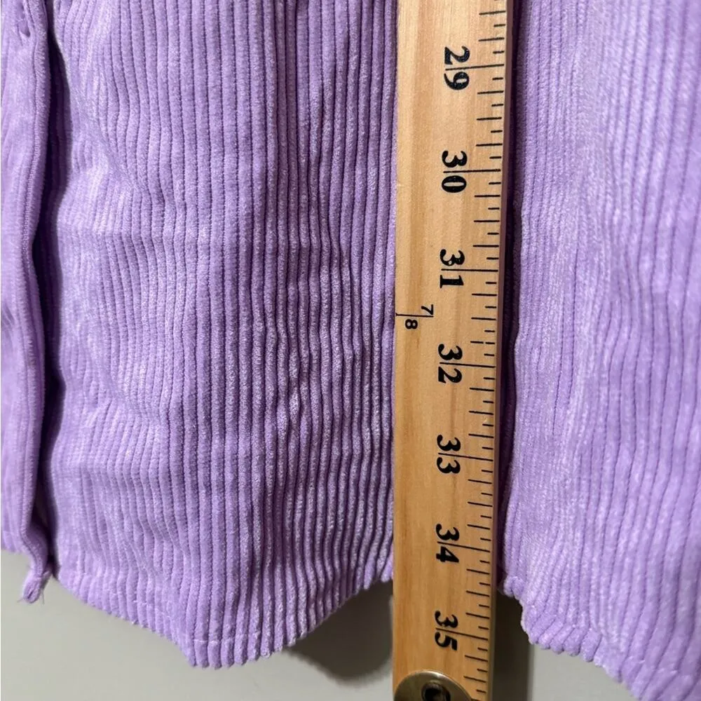 PRETTY LITTLE THINGS 10 color block corduroy pocket front oversized shirt dress - Image 3