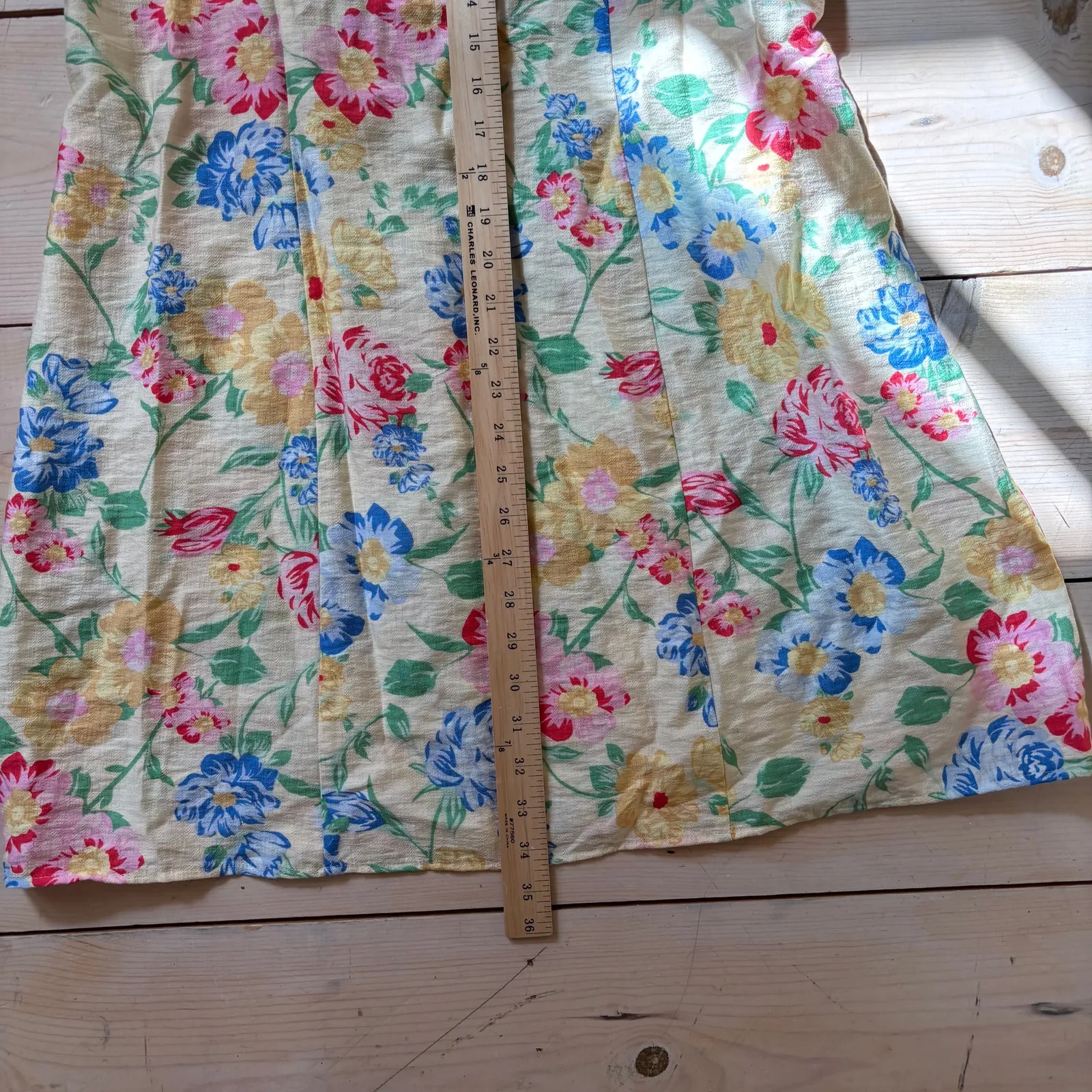 A New Day NWT Women's Mini Woven Tank Dress Yellow Floral Size 16 - Image 10