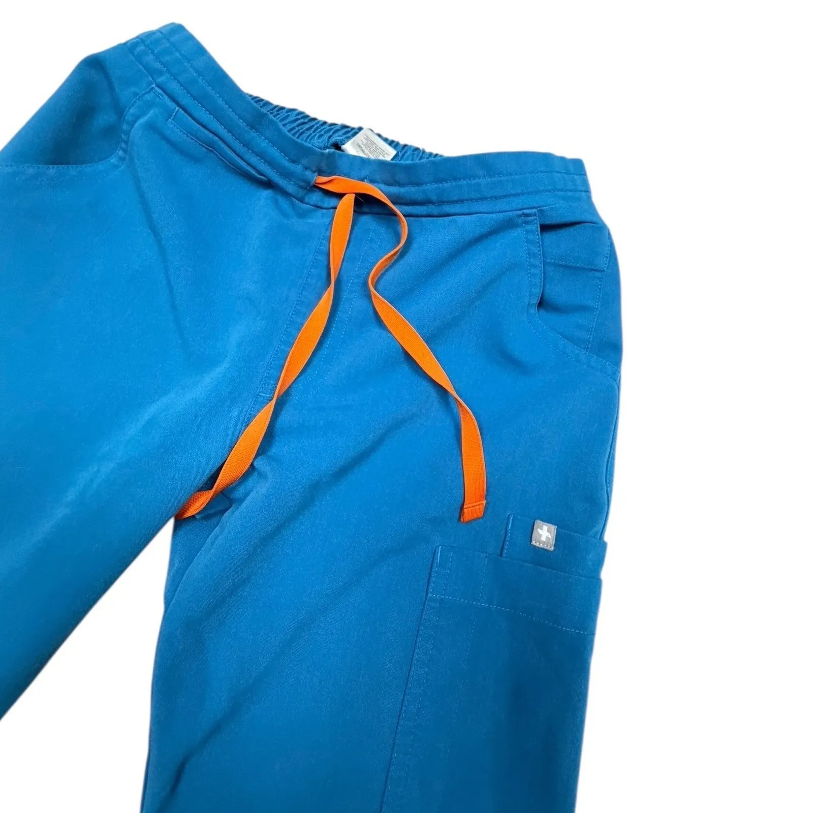 FIGS YOLA Skinny Scrub Pants Women's XXS Alps Blue - Image 4