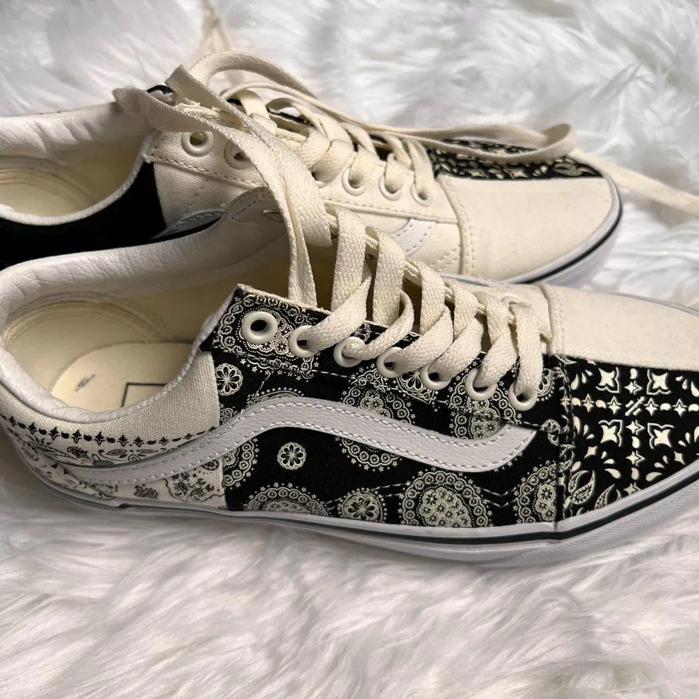 NWT  old skool split paisley black and white sneakers - Image 8