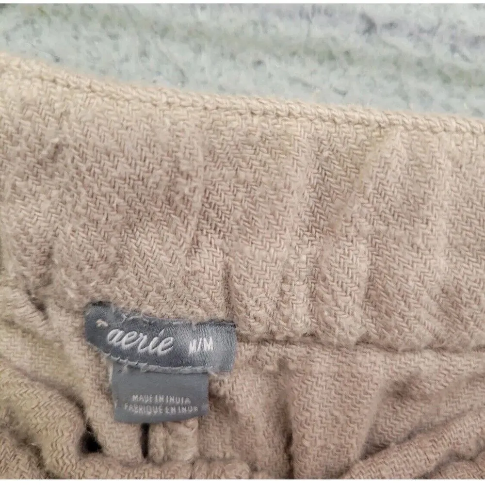 Aerie Sweat Shorts Womens M Medium Brown Drawstring Pockets Casual Summer‎ - Image 5