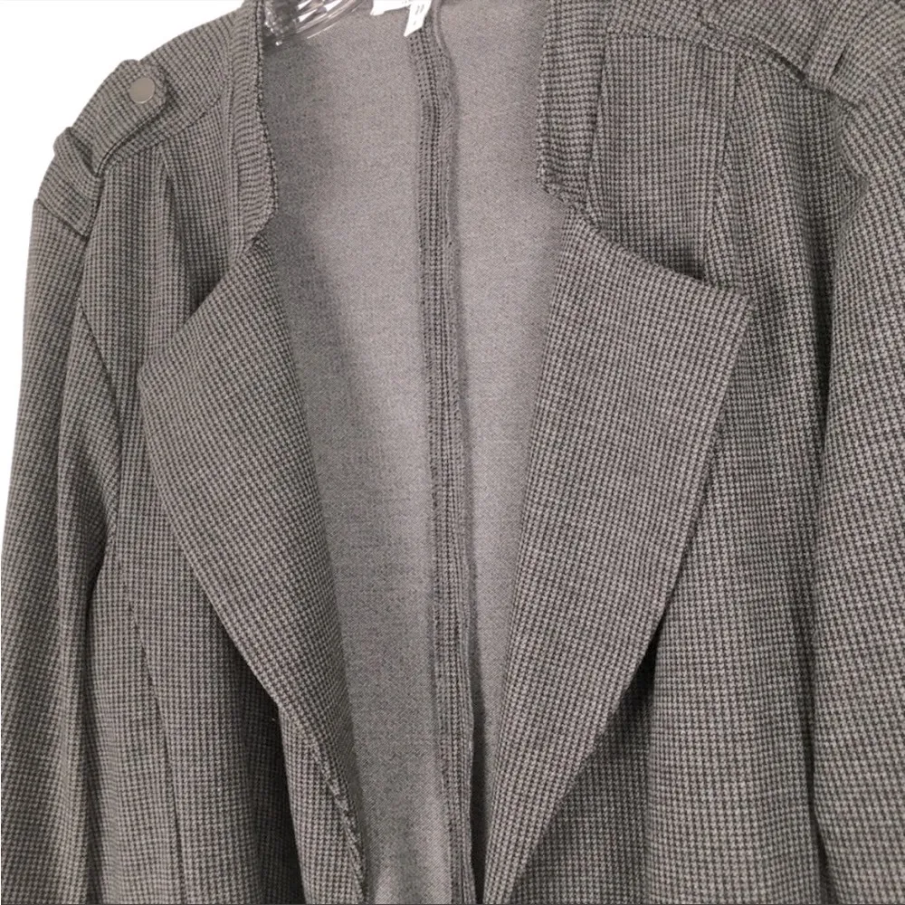 👩🏻‍💼Maurices Houndstooth Open Front Blazer Jacket👩🏻‍💼~small - Image 3