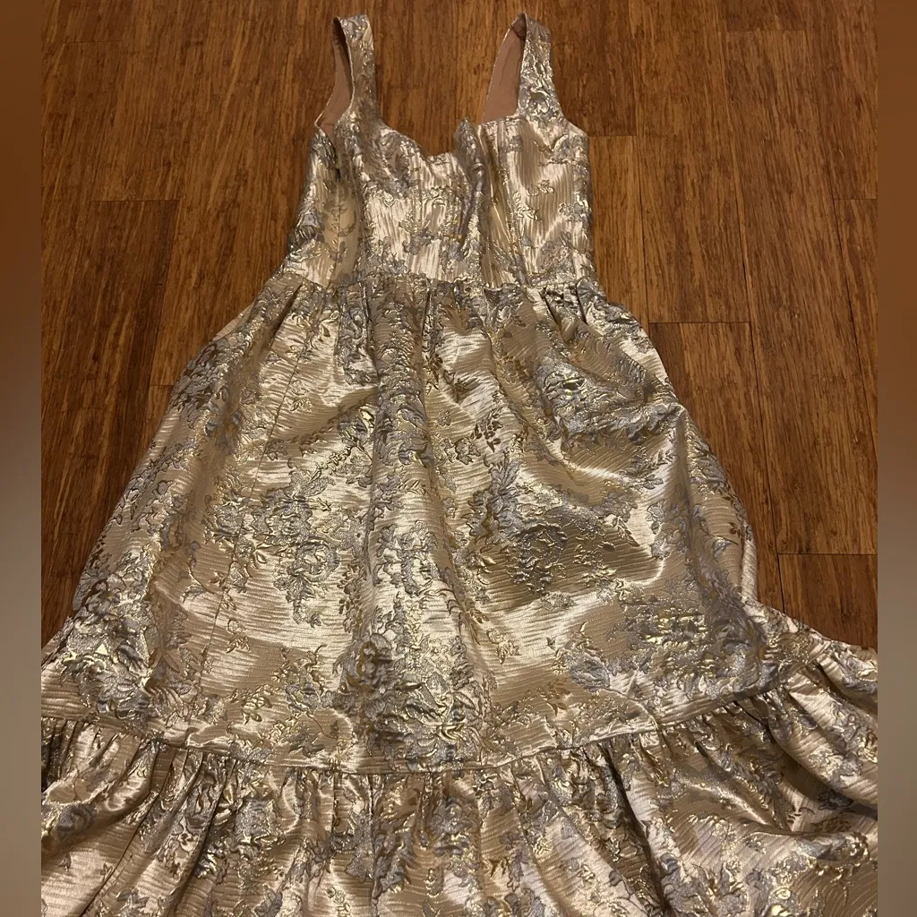 Yingtong Gold Maxi Dress Wedding Gown/Bridesmaid Gown Size undefined - Image 3