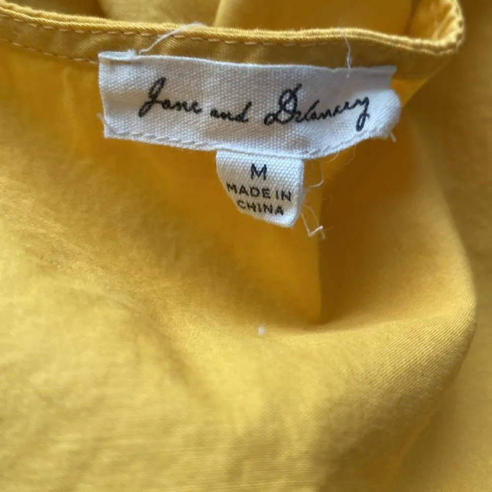 Jane and Delancey| Mustard v-neck top with bell sleeves - Image 6