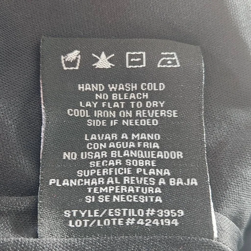 R&M Richards Black and Red Floral Cocktail Jumpsuit NWT Size 6 Wedding Guest - Image 11