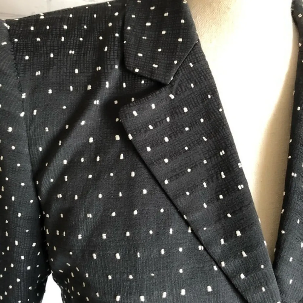 Lafayette 148 New York Polka Dot Button Blazer Size 6 - Image 7