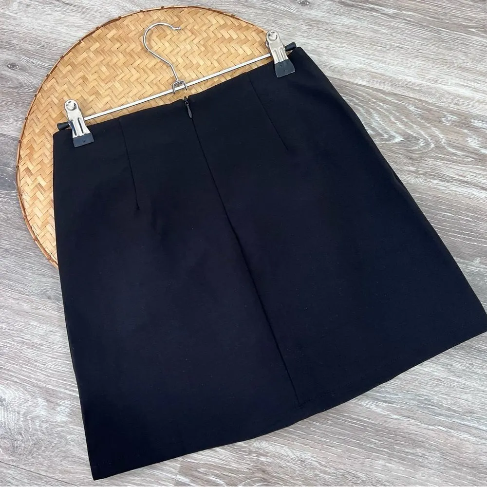 J.ing asymmetrical button front faux‎ wrap mini skirt - Image 4