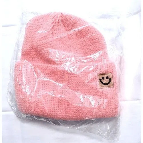 Unisex Winter Cozy‎ Warm Pink Beanie Hat Knit Machine Washable Acrylic Outdoor - Image 4
