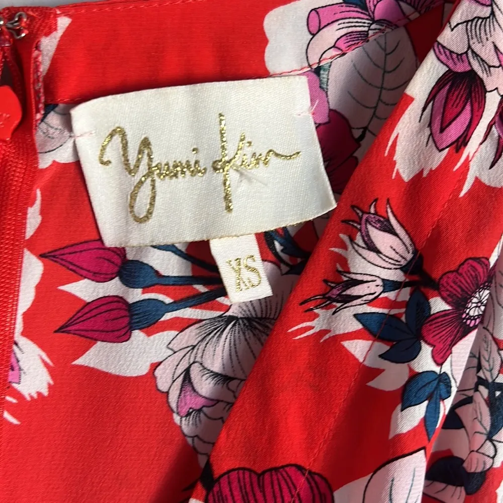 Yumi Kim - Red Floral Print Silk Jumpsuit - Image 6