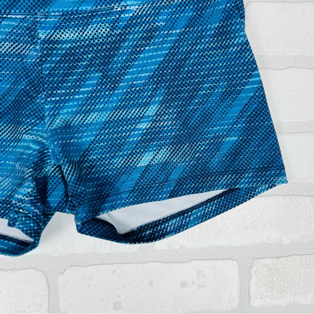 Athletic Shorts, Blue with Design, Buttery Soft, Size S/M Very‎ Comfortable! - Image 3