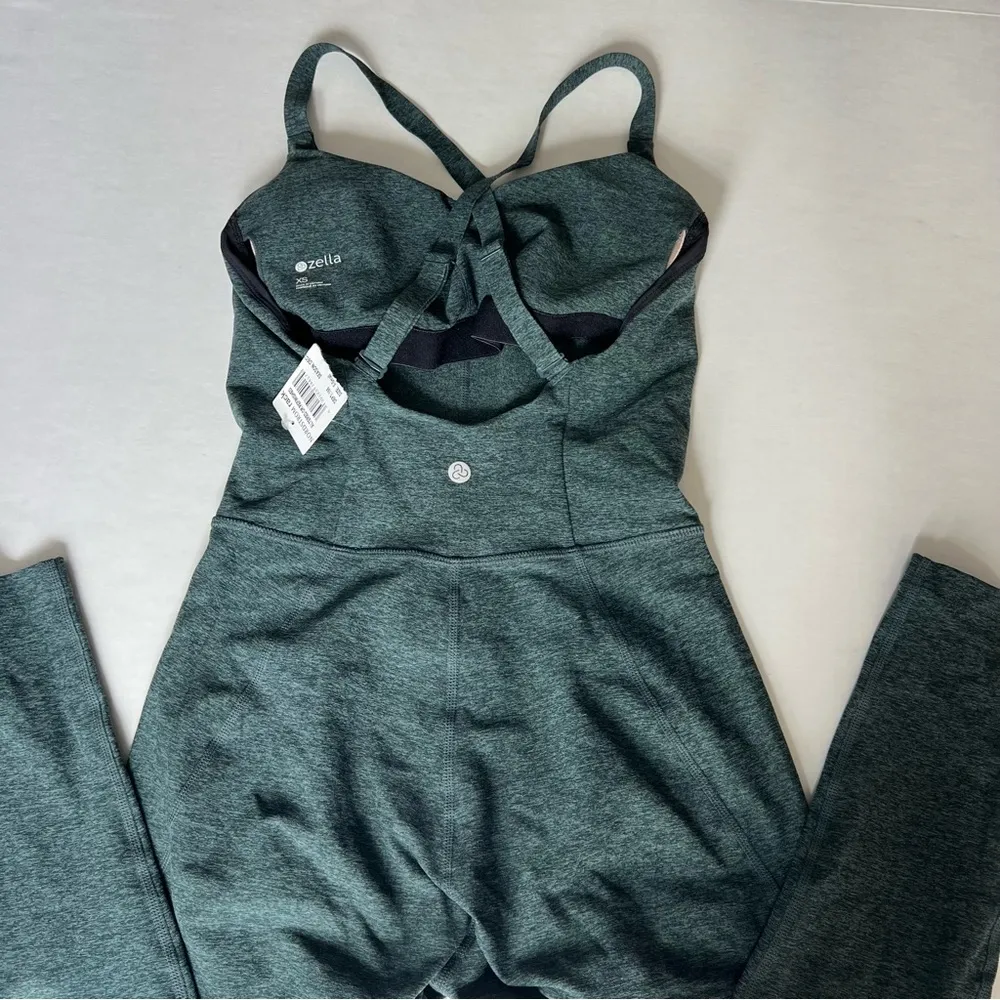 NWT  Restore Soft Jumpsuit Green duck marl active wear xs - Image 5