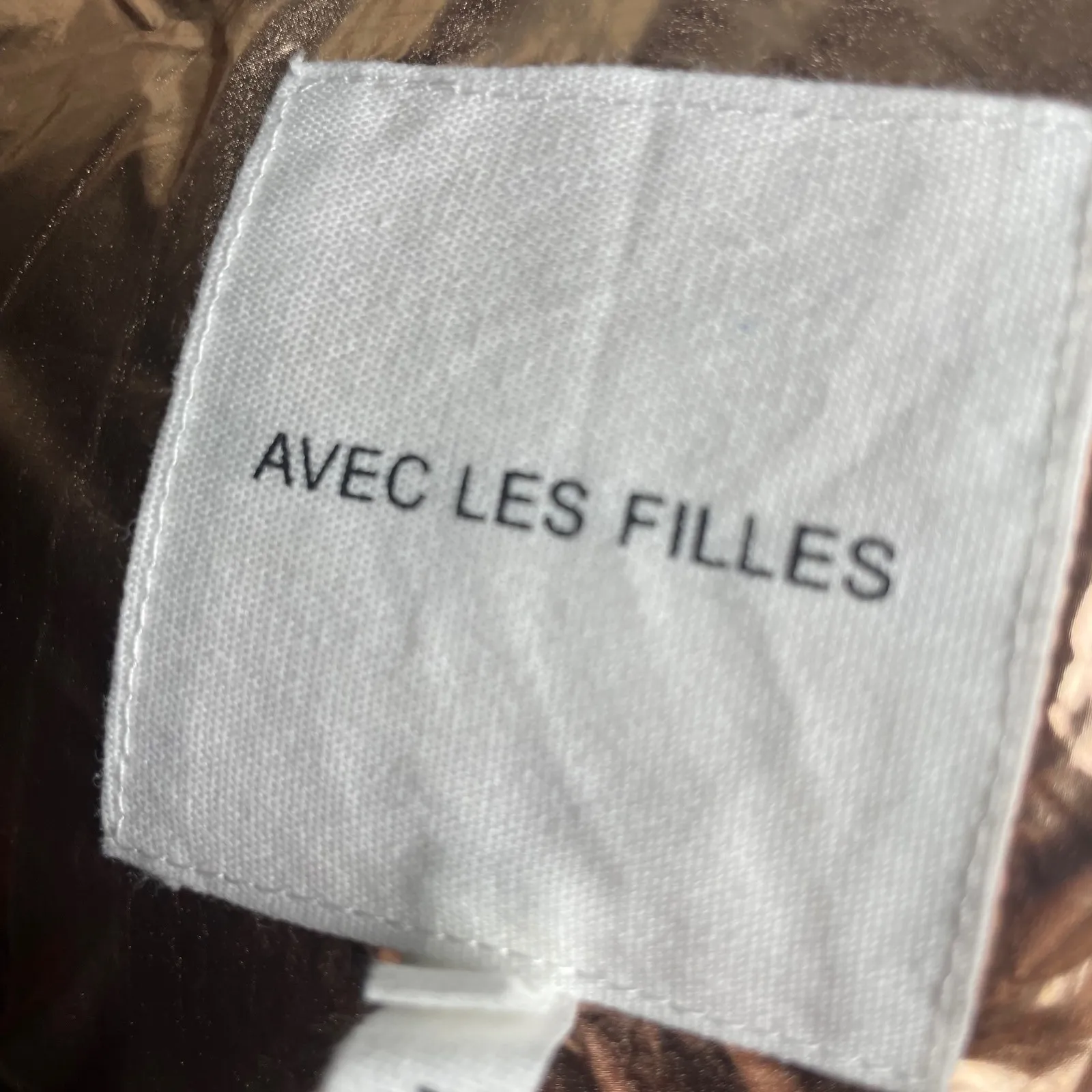 Avec Les Filles Buff Puffer Coat XS Fits Like Medium Rose Gold Oversized Winter - Image 15